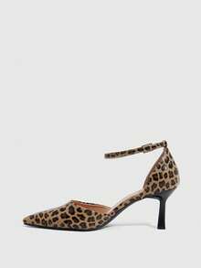 CUCCOO SZL 2025 Spring/Summer Women's High-End Hollow-Out Heels - Rust Brown - View 4