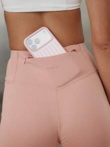 Aralina Leisurewear Active Spring Summer Exercise Knicker Front Detail Vacation Beach Bike Short - Green - View 5