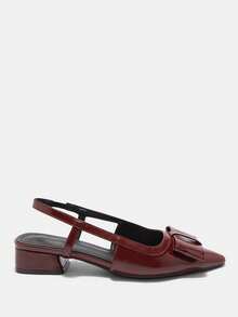 CUCCOO CURVES Women Wide Fit Pumps - Rose Red - View 2