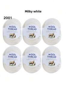 6 Sợi len lông cừu Merino Úc 300g 70% len Merino 30% sợi chống xù mềm mại thoải mái thoáng khí màu sắc rực rỡ dùng để đan áo len, áo vest, đồ thủ công mỹ nghệ, đồ dùng thủ công DIY - gói 6 quả bóng - Xem 61