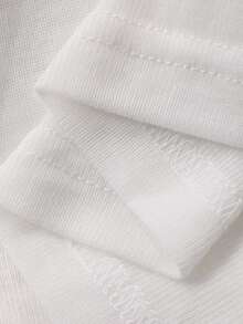 DAZY Women's Floral & Letter Print Oblique Shoulder Casual Versatile Daily Wear Long Sleeve T-Shirt - White - View 3