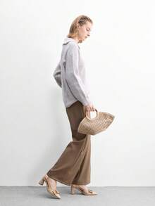 CUCCOO BIZCHIC Women's Chunky Heel Pointed Toe Comfortable Fashion Office & Party Shoes - Apricot - View 6