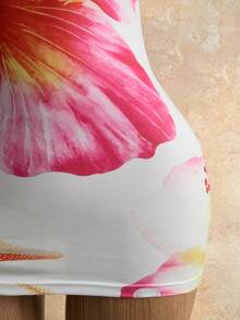 Mistrie Women's Printed Bandeau Dress - White - View 10