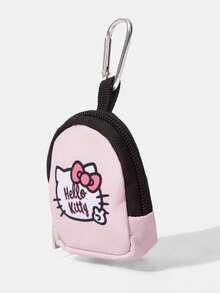 HELLO KITTY AND FRIENDS | SHEIN Coin Purse With Clasp And Zipper Pocket, Multi-Function Storage Bag, Coin Collection Organizer Pouch, Suitable For Both Men And Women - powder - View 2