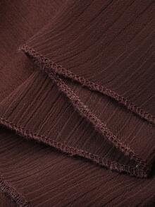 DAZY 女士吊带束腰连衣裙，度假款 - 酒紅色 - 查看 7