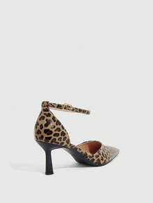 CUCCOO SZL 2025 Spring/Summer Women's High-End Hollow-Out Heels - Rust Brown - View 3