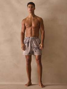 Musero All Over Print Elastciated Drawstring Swim Shorts Spring Summer Essentials - Multicolor - View 2