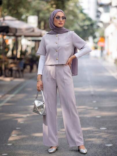 Calvaya 女士日常两件套服装