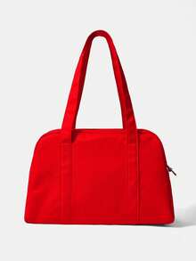 HELLO KITTY AND FRIENDS | SHEIN 一款时尚可爱卡通便携大容量女士手提包 - 紅色 - 查看 4