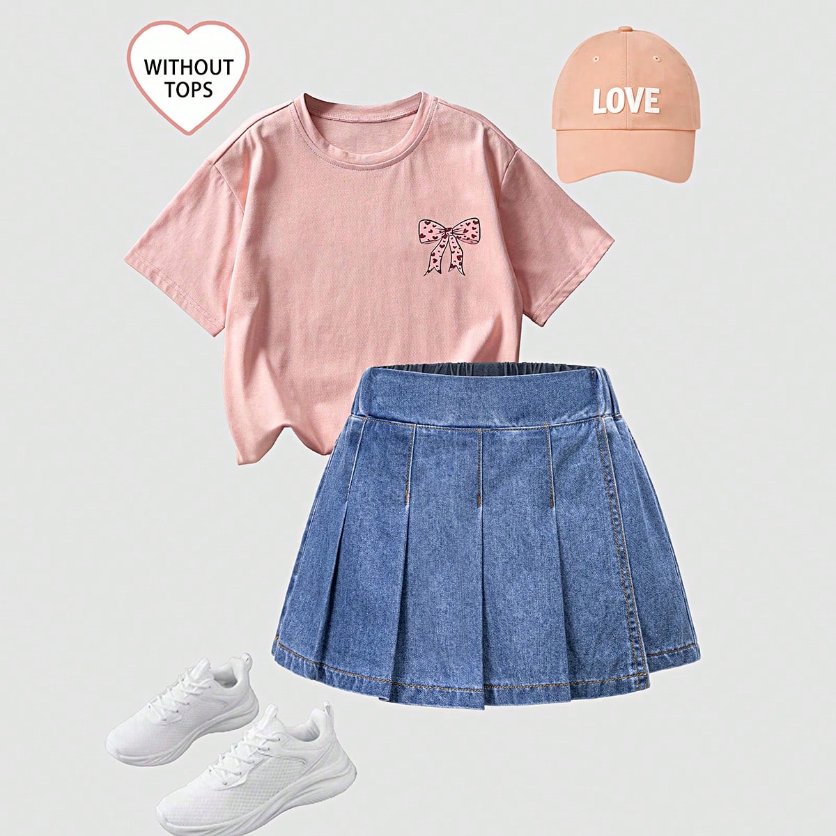 Shorts vaqueros azules con diseño plisado vintage y lindo para niñas preadolescentes, estilo casual de vacaciones