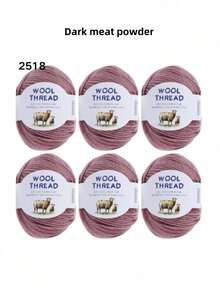 6 Sợi len lông cừu Merino Úc 300g 70% len Merino 30% sợi chống xù mềm mại thoải mái thoáng khí màu sắc rực rỡ dùng để đan áo len, áo vest, đồ thủ công mỹ nghệ, đồ dùng thủ công DIY - gói 6 quả bóng - Xem 19
