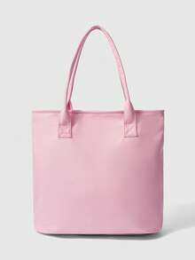 ROMWE Kawaii Flower Tote Bag Shoulder Bag - Pink - View 5