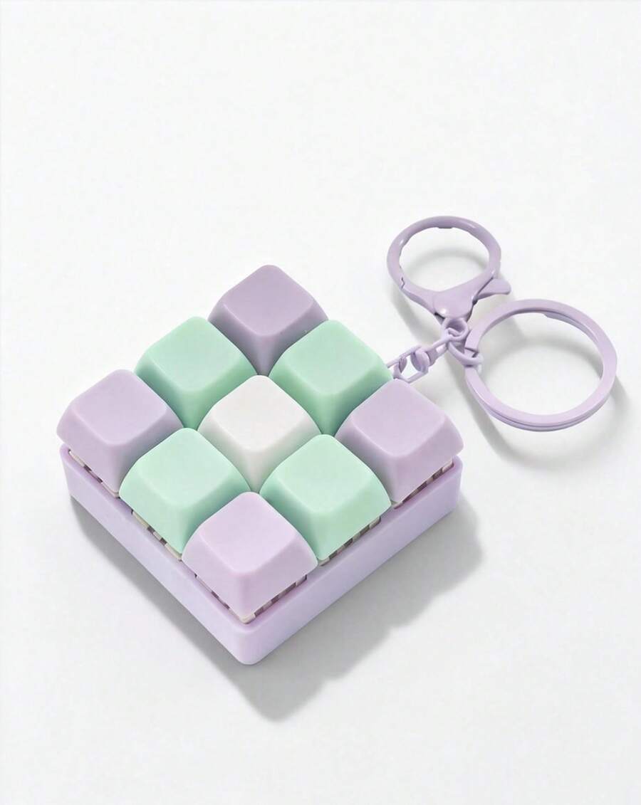 Khối lập phương giảm căng thẳng Push Pop Fidget Cube (1 chiếc) - Đồ chơi cảm giác giúp giảm stress. - Nhiều màu - Xem 1