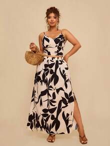 Travachic 加大码两件套 - 黑色 - 查看 1