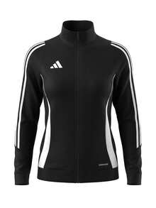 Adidas Tiro 24 Women's Full Zip Training Jacket Black - 黑色 - 查看 1