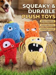 PETSIN Monster Plush Dog Toy With BB Sounds, Interactive Play For Dogs - Multicolor - View 6