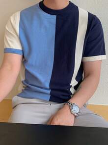 DAZY Men Colour Block Knit Top - Multicolor - View 7