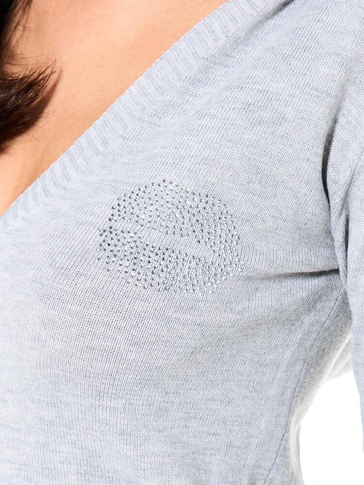 SUMWON WOMEN 후드 골지 버튼 앞여밈 가디건