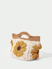 SHECARRY Stylish And Sweet Hand-Woven Women's Bags - Multicolor - View 4