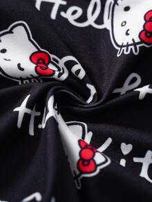 HELLO KITTY AND FRIENDS | SHEIN Women's Cartoon Print Casual Briefs - Black - View 6