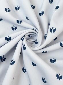 Easowa Women's All-Over Print Round Neck Ruffle Hem Casual Sleeveless Mini Dress - Multicolor - View 6