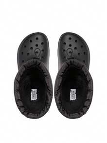 Crocs STOMP BOOT Kids' Rugged Anti-Slip Supportive Winter Commuting Hiking Black 207940-001 - Black - View 3