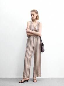 CUCCOO BIZCHIC Giày nữ mùa xuân hè mới, sandal cao gót quai mỏng màu nâu, dép lê thời trang đơn giản và thoải mái, đa năng, phù hợp đi làm, sandal gợi cảm cho nữ. - Gương cà phê - Xem 5