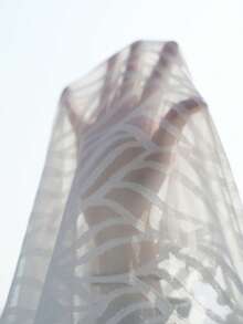 SHEIN Maternity V-Neck Short Sleeve Twist Ruffle Trim Dress, Summer - White - View 7