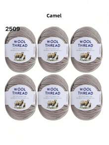 6 Sợi len lông cừu Merino Úc 300g 70% len Merino 30% sợi chống xù mềm mại thoải mái thoáng khí màu sắc rực rỡ dùng để đan áo len, áo vest, đồ thủ công mỹ nghệ, đồ dùng thủ công DIY - gói 6 quả bóng - Xem 32