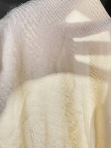 Xyvia Sexy Sequin Patchwork Backless Halter Knit Dress, Summer - Apricot - View 7