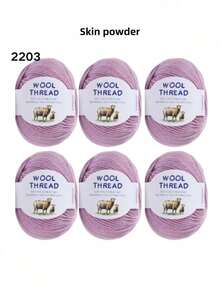 6 Sợi len lông cừu Merino Úc 300g 70% len Merino 30% sợi chống xù mềm mại thoải mái thoáng khí màu sắc rực rỡ dùng để đan áo len, áo vest, đồ thủ công mỹ nghệ, đồ dùng thủ công DIY - gói 6 quả bóng - Xem 37