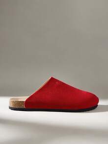 Solecia Sandalias de vestir con tiras y tacón para mujer, con punta cuadrada y tachuelas - Rojo - Ver 1