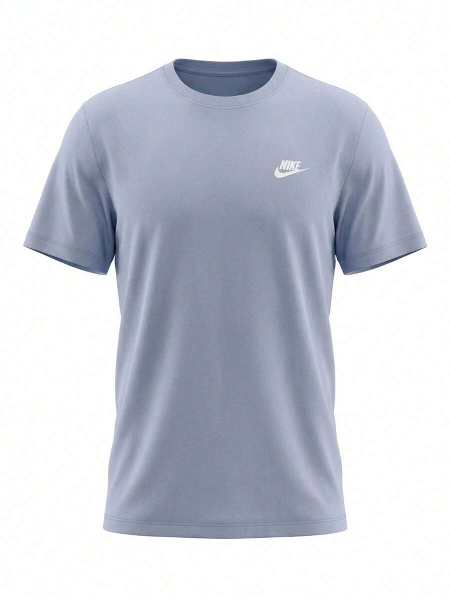 Nike Club Men's T-Shirt Light Blue - Blue - View 1