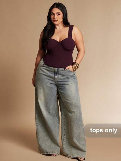 SHEIN BAE Sujetador tipo bralette con decoración floral 3D en color borgoña, lencería sexy para el Día de San Valentín en tallas grandes