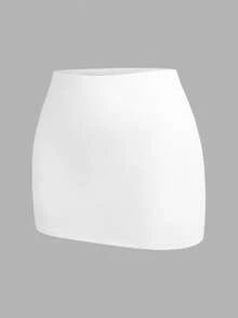 Comfortcana 2 chiếc quần short và legging mùa hè dáng ôm màu trơn dành cho nữ. - Nhiều màu - Xem 7
