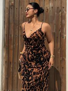Dazy Plus Plus Size Dresses Sun Dresses For Women Summer - Brown - View 6