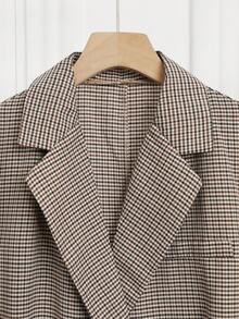 Franclia Women's Plaid Blazer And Pants Suit - Multicolor - View 8