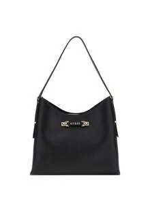 Guess Women's Zippered Spacious Premium Commuting Daily Weekend Black HWBG9644020-BLA - Black - View 1