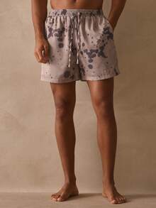 Musero All Over Print Elastciated Drawstring Swim Shorts Spring Summer Essentials - Multicolor - View 3