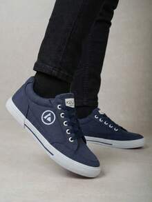 Men Sneakers - Navy Blue - View 2