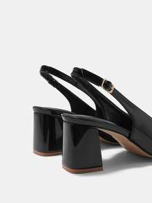 CUCCOO CURVES 女士宽楦高跟鞋 - 黑色 - 查看 9