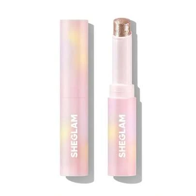 SHEGLAM Crystal Jelly Glaze Stick-Starlit Silvermulti-Use Single Eyeshadow Stick Glitter Shimmer Long-Lasting High Pigment Brand Beauty Makeup Face Paint Cosmetic For Women Girls Perfect For Spring Summer Ideal For Y2K Fancy Fashion Suitable For Birthday Mother'S Day Gift Rave Party Ready Best Color