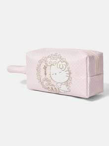 HELLO KITTY AND FRIENDS | SHEIN 一款粉色时尚便携大容量手提化妆包。 - 粉色 - 查看 2