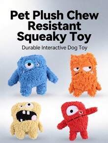 PETSIN Monster Plush Dog Toy With BB Sounds, Interactive Play For Dogs - Multicolor - View 9