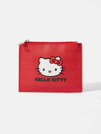 HELLO KITTY AND FRIENDS | SHEIN A Stylish And Portable Red Coin Purse