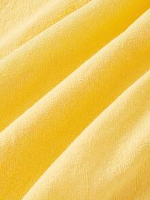 Skyraze Vestido mini tubo de unicolor casual para mujer, verano - Amarillo - Ver 6