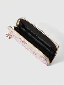 ROMWE Kawaii 秋冬季粉色蝴蝶结毛绒短钱包 - 蝴蝶結 - 查看 5