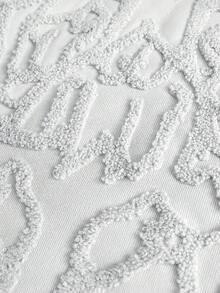 PAVTROS 男士街头风流行蜘蛛网和爱心3D刺绣“LOVE”3D刺绣连帽衫，适合户外音乐节、日常出行、朋友聚会、送给男友/老公的礼物、周年纪念礼物、Y2K风格 - 白色 - 查看 4