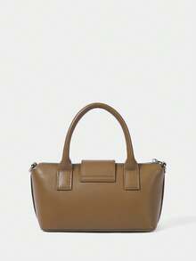 SHECARRY Ladies Handbag, Compact Shoulder Bag - Olive Green - View 5