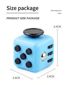 MINKOJA 1个六面减压玩具解压骰子指尖魔方减压玩具 - 彩色 - 查看 18